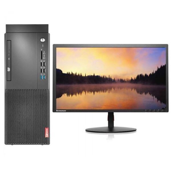 图片 联想/Lenovo   启天M42Y-D006  i5-9500/8G/128G+1T/集显/一键还原/DVDRW/Windows 10 Home 64bit/21.5三年保修